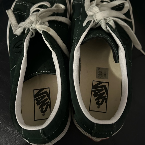 Vans Dark Green Suede Sneakers - Picture 3 of 7